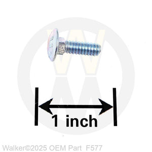 Walker Part # F577 : 10-24x5/8 Carriage Bolt