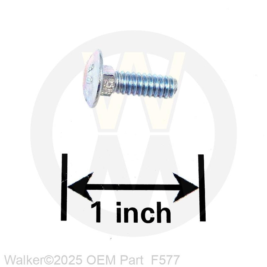 Walker Part # F577 : 10-24x5/8 Carriage Bolt