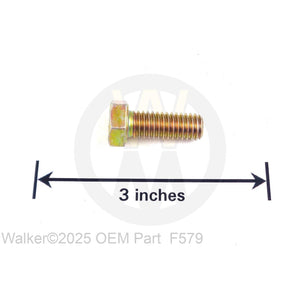 Walker Part # F579 : 3/8-16x1 Hex Bolt Grade 8