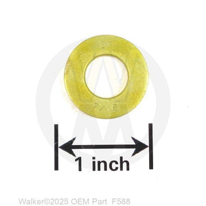 Walker Part # F588 : 7/16x1/16 Washer - Yellow Zinc