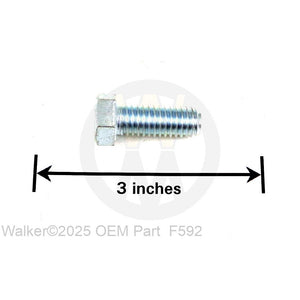 Walker Part # F592 : 7/16-14x1-1/8 Hex Bolt GR 5