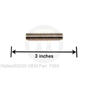 Walker Part # F593 : 3/8-16x1-3/4 Set Screw SS
