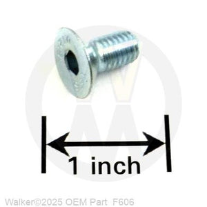 Walker Part # F606 : M8x1.25x16 SFH Cap Screw