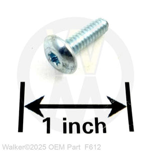 Walker Part # F612 : 10-24x5/8 Truss Head Torx