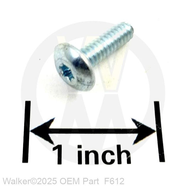 Walker Part # F612 : 10-24x5/8 Truss Head Torx
