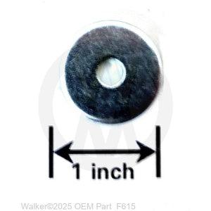 Walker Part # F615 : 1.0 x .255 x .125 Washer