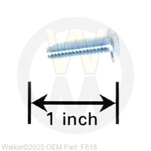 Walker Part # F618 : 10-24x3/4 Truss Head Torx