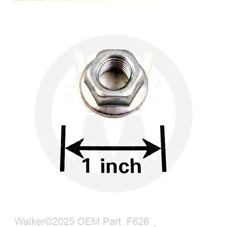 Walker Part # F628 : 3/8-24 Top Lock Nut