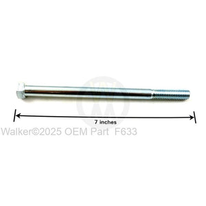 Walker Part # F633 : 7/16-14x6-1/2 Hex Bolt