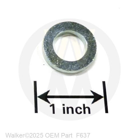 Walker Part # F637 : Washer .835x.505x.125