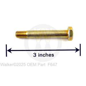 Walker Part # F647 : 5/16-18x2.0625 Hex Bolt/GR 8