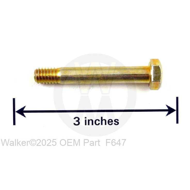 Walker Part # F647 : 5/16-18x2.0625 Hex Bolt/GR 8