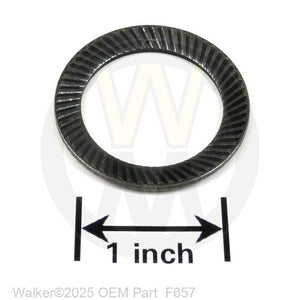 Walker Part # F657 : 1' Serrated Safety Washer