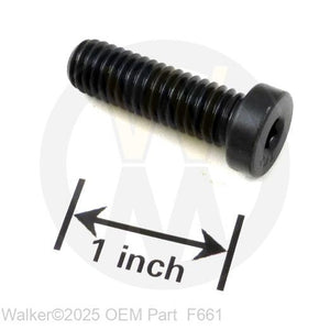 Walker Part # F661 : 3/8-16x1-1/4 Low Profile Socket Head Cap Screw