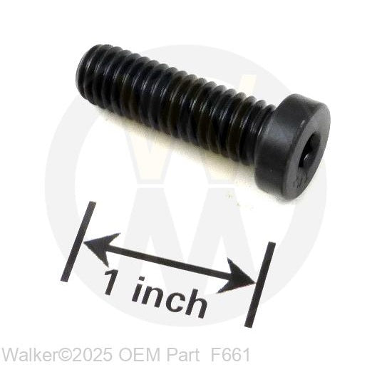 Walker Part # F661 : 3/8-16x1-1/4 Low Profile Socket Head Cap Screw