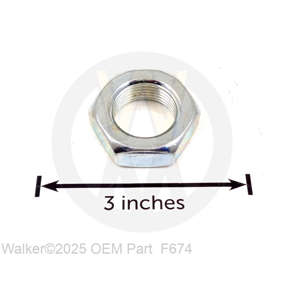 Walker Part # F674 : 1"-14 Hex Nut LH/LP
