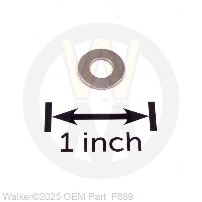 Walker Part # F689 : Washer .500x.252x.040