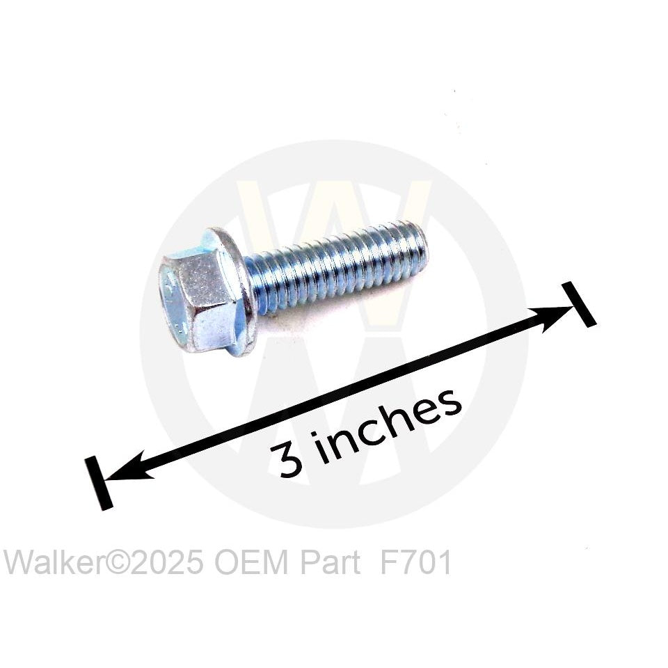 Walker Part # F701 : 3/8-16x1-1/4" Flanged Hex Bolt (Non Serrated)