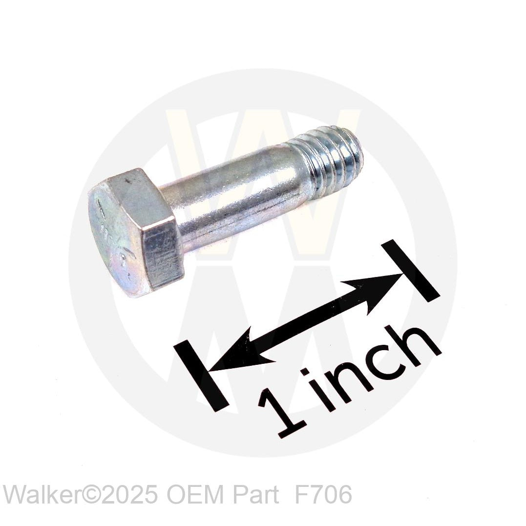 Walker Part # F706 : 5/16-18x1-1/16" Hex Bolt