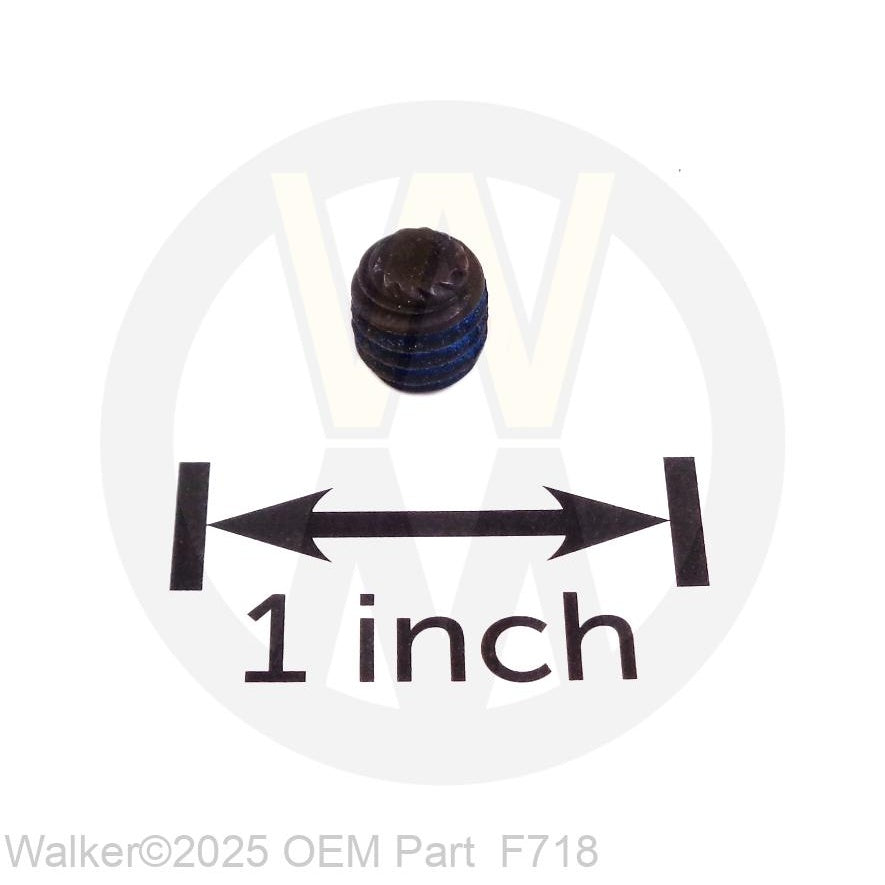 Walker Part # F718 : 5/16-18x5/16 Set Screw (Knurl Point) W/Loctite