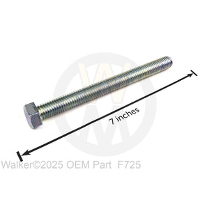 Walker Part # F725 : 1/2-13x5-1/2 Hex Bolt All Thread Grade 5