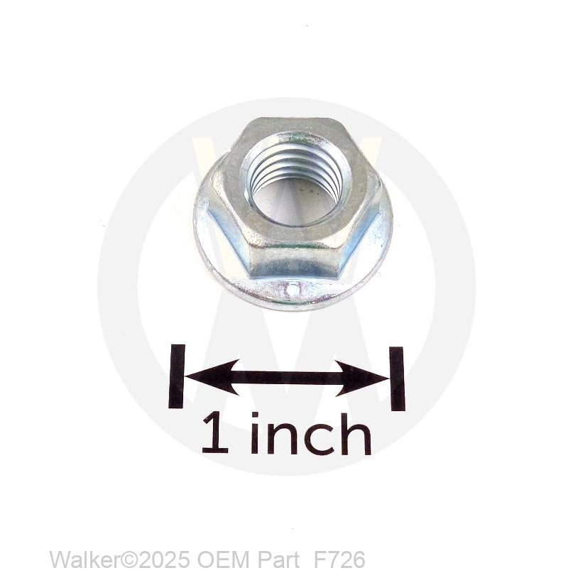 Walker Part # F726 : 1/2-13 Flange Nut