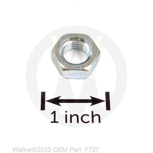 Walker Part # F727 : 1/2-13 Jam Nut
