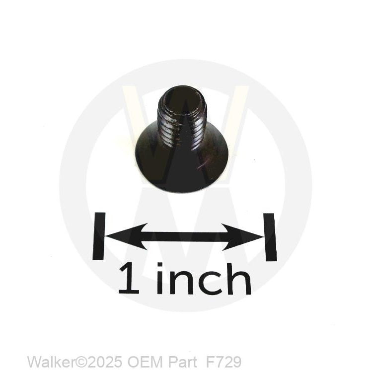 Walker Part # F729 : 5/16-18 Torx Head Flat Head Screw