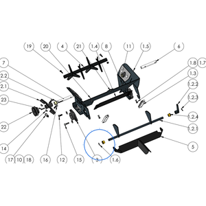EcoLawn GA-001_250 Ecolawn Part # GA-001_250 S/A FEED TRAP 250 — Feed Trap Assembly replacement part for ECO250-G top dresser