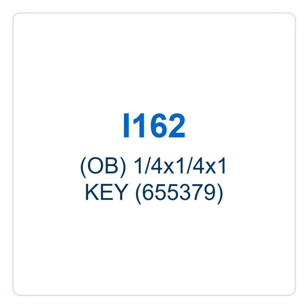 Walker Part # I162 : (OB) 1/4x1/4x1 KEY     (655379)