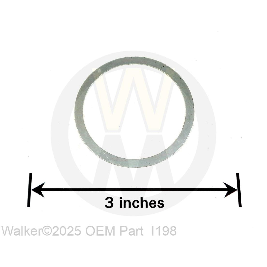 Walker Part # I198 : SHIM, PINION SHAFT (661156)