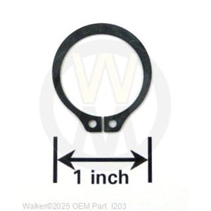 Walker Part # I203 : SNAP RING (655087)