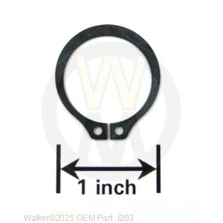 Walker Part # I203 : SNAP RING (655087)