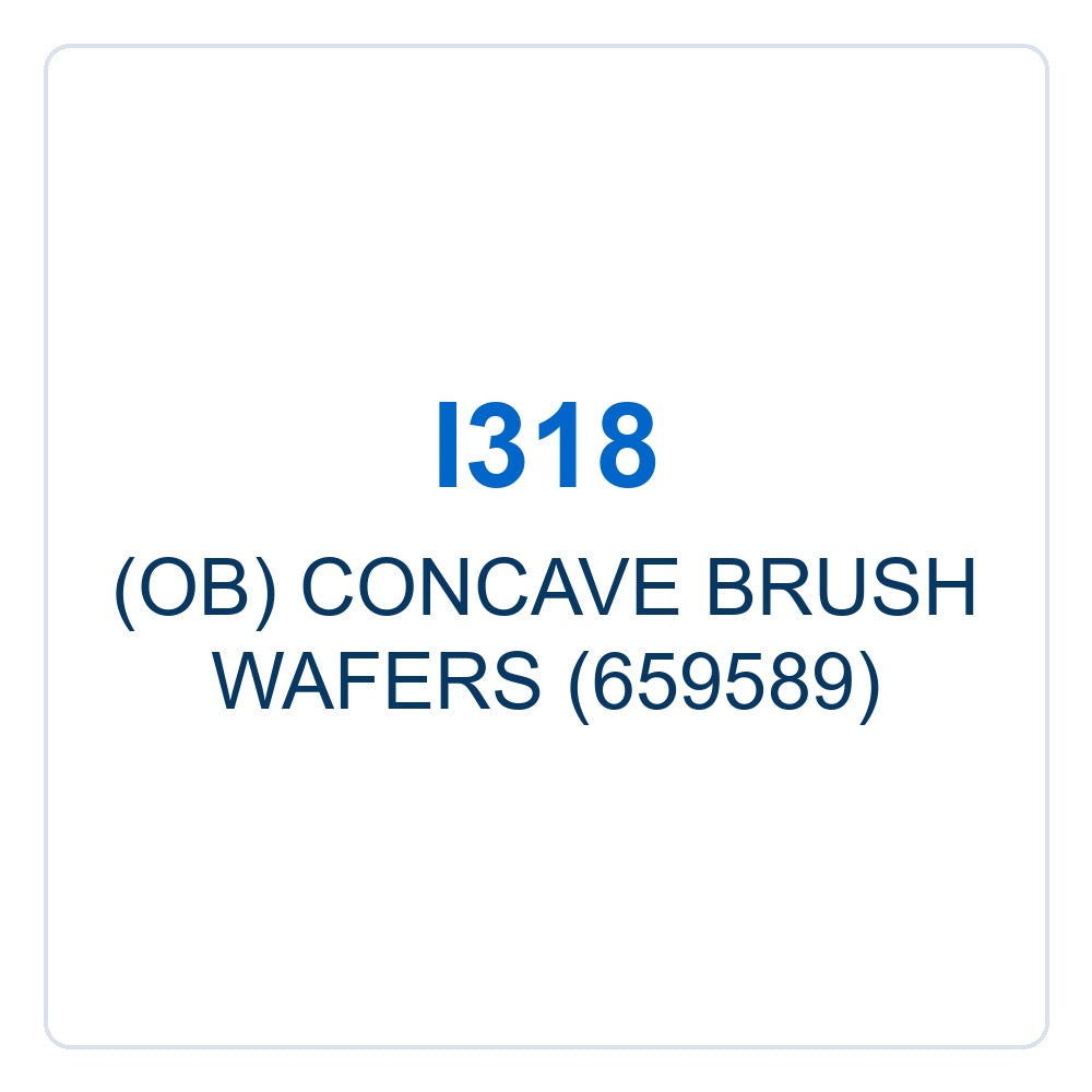 Walker Part # I318 : (OB) CONCAVE BRUSH WAFERS  (659589)