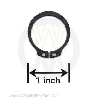 Walker Part # I331 : SNAP RING (661734)