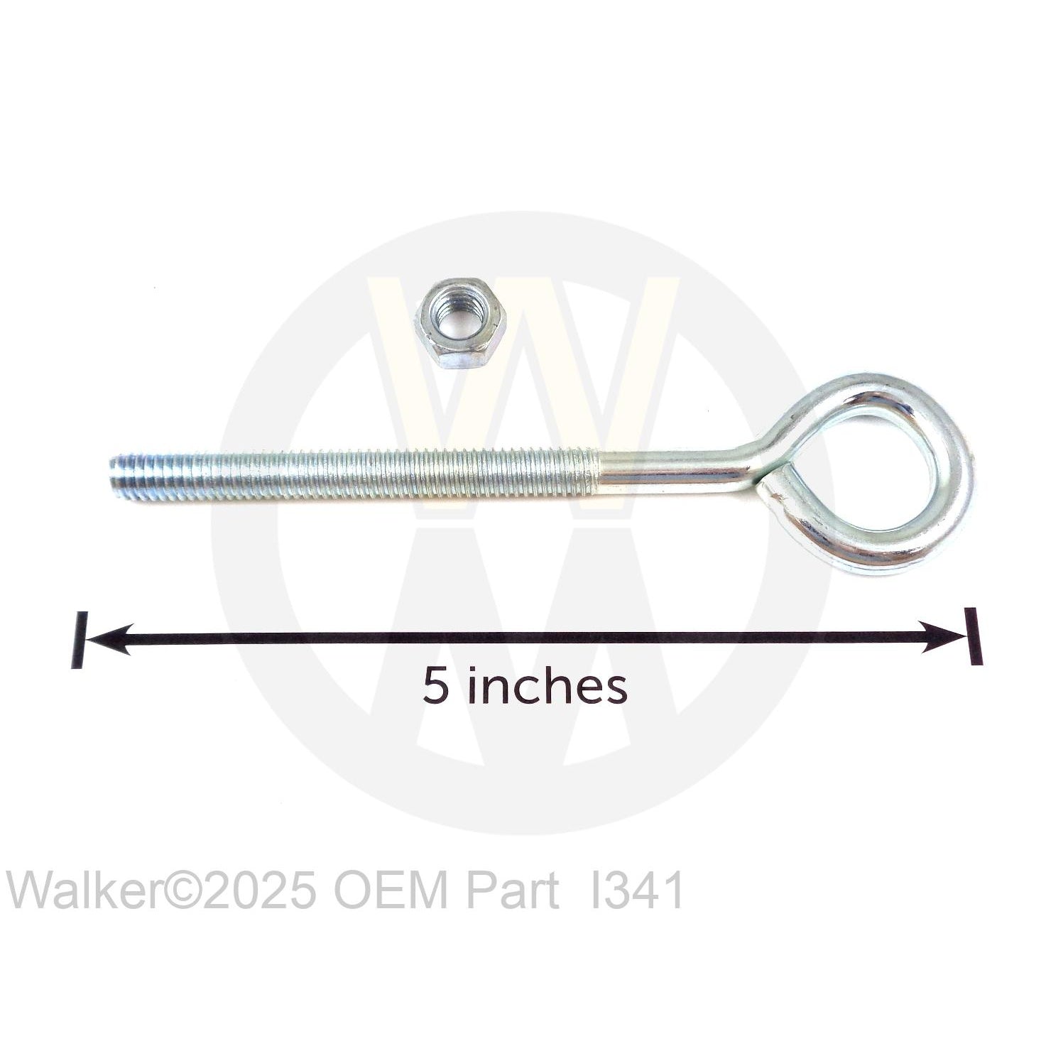 Walker Part # I341 : 5/16-18x5 EYE BOLT (658524)