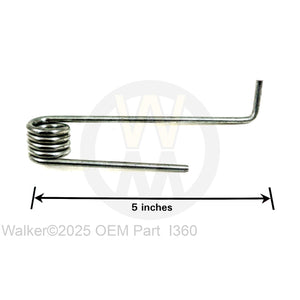 Walker Part # I360 : TORSION SPRING (3800016)