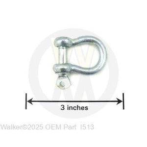 Walker Part # I513 : CLEVIS 1/4 BODY 5/16 PIN