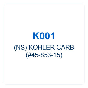 Walker Part # K001 : (NS) KOHLER CARB (#45-853-15)