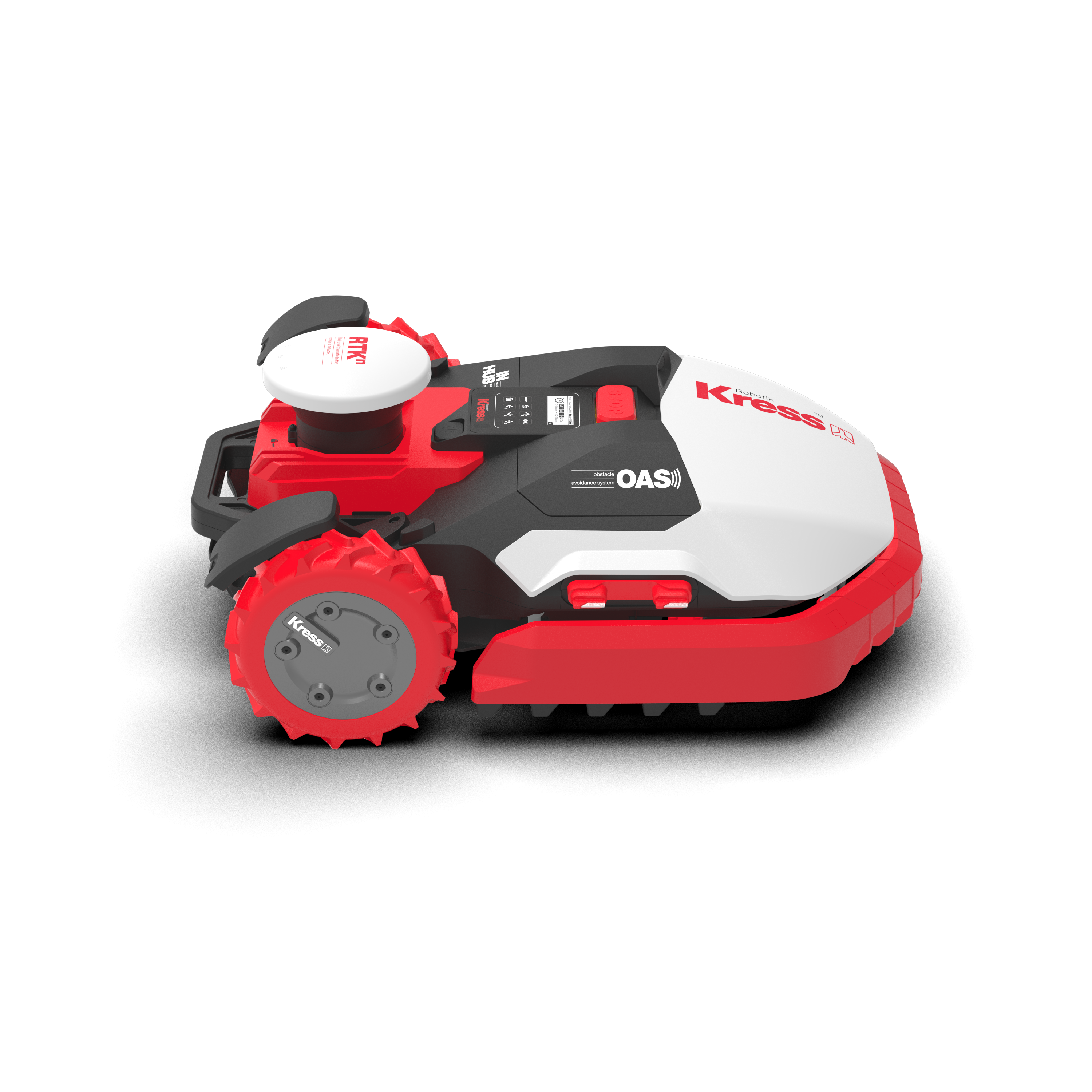 Kress KR236S RTKⁿ 6-acre robotic lawn mower with obstacle avoidance and V-Wheel