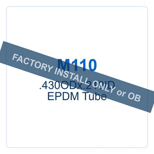Walker Part # M110 : .430ODx.219ID EPDM Tube
