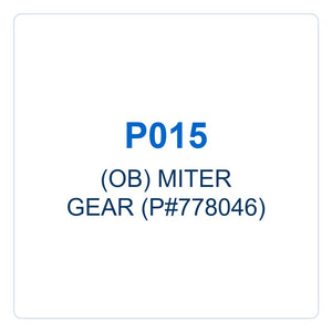 Walker Part # P015 : (OB) MITER GEAR (P#778046)