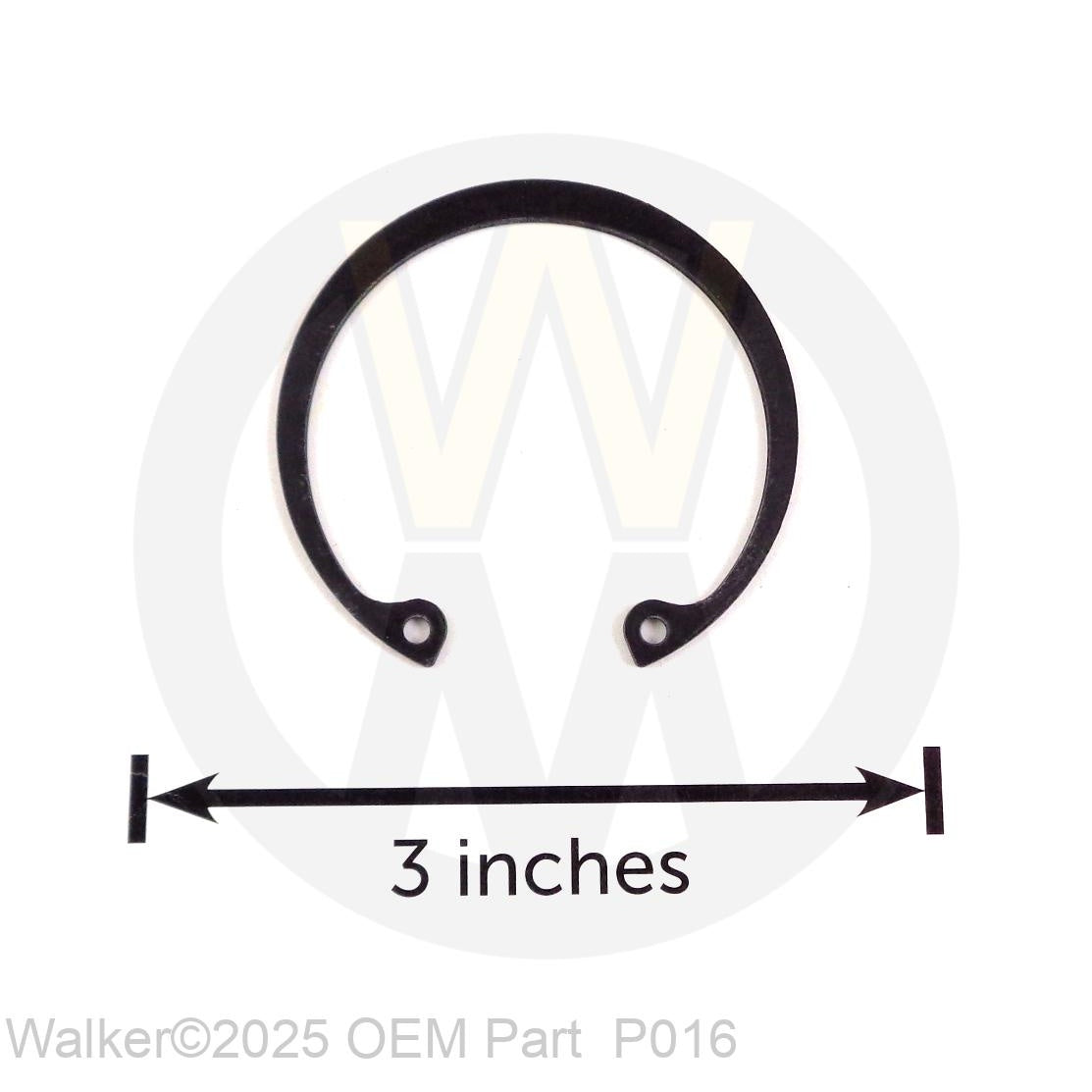 Walker Part # P016 : SNAP RING (P#792119)