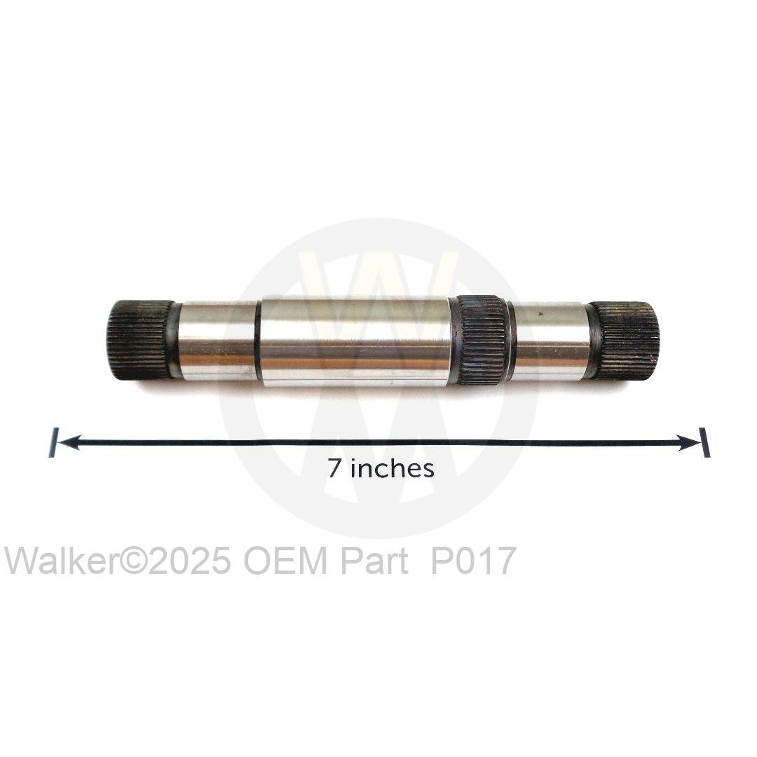 Walker Part # P017 : INPUT/OUTPUT SHAFT (P#776072A)