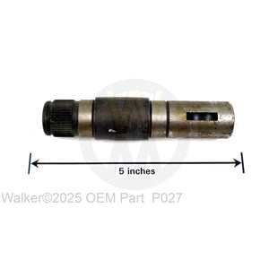 Walker Part # P027 : INPUT SHFT W/O SEAL PLT/1-3/16 SHL (#776129)