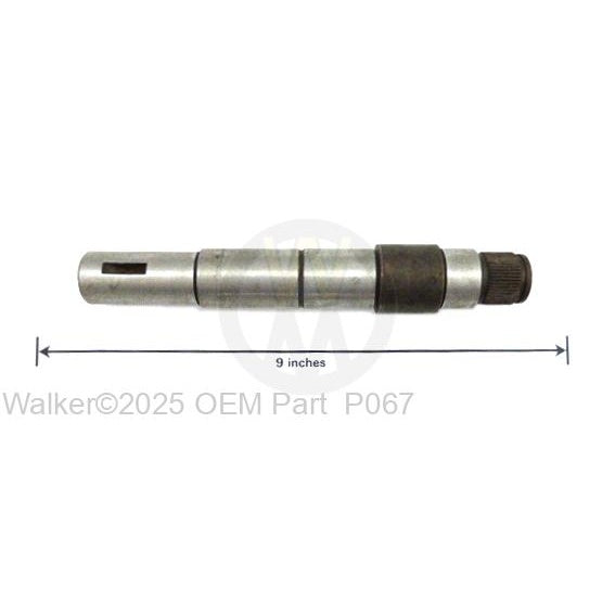 Walker Part # P067 : Input Shaft (7570-P1)