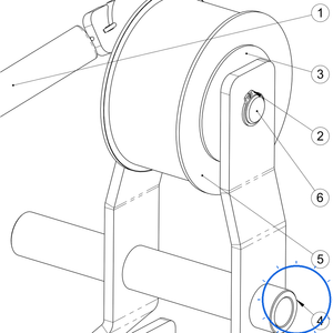EcoLawn S-0020 Tensioner Accelerator — Frame Assembly replacement part for ECO Series top dressers
