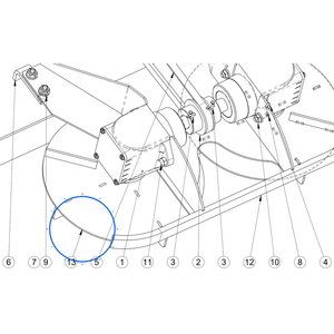 EcoLawn S-0024 Plate Ejection ECO-200 — Ejection Plate Assembly replacement part for ECO200 and ECO75 top dressers