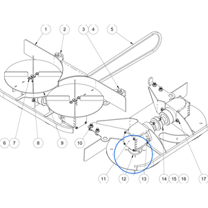 EcoLawn S-0034 Plate Ejection Hub — Ejection Plate Assembly replacement part for ECO Series top dressers