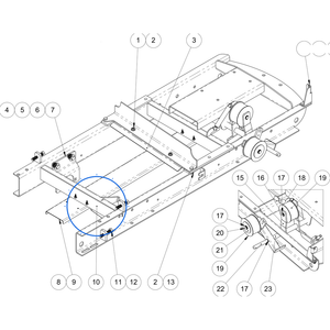 EcoLawn S-0151 Frame ECO-150 — Frame Assembly replacement part for ECO150 top dresser
